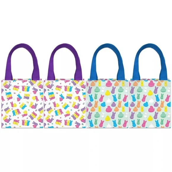 Peeps Reusable Mini Tote 4-Pk. Easter - Picture 1 of 5
